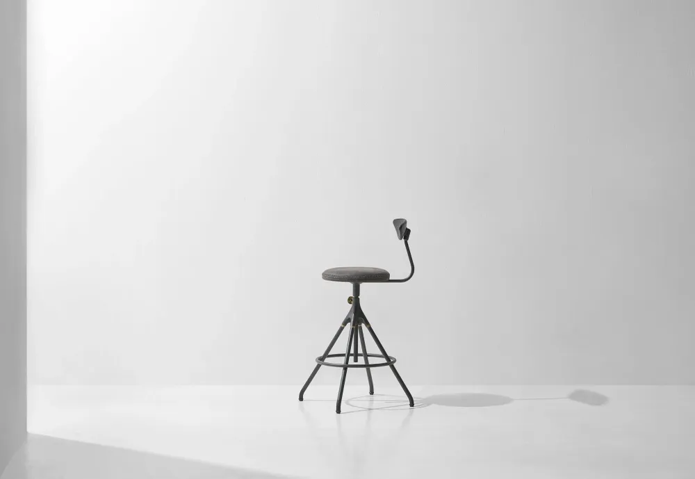 Akron Counter Stool Backrest Charred