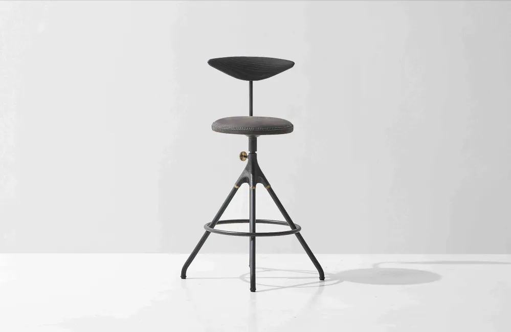 Akron Counter Stool Backrest Charred