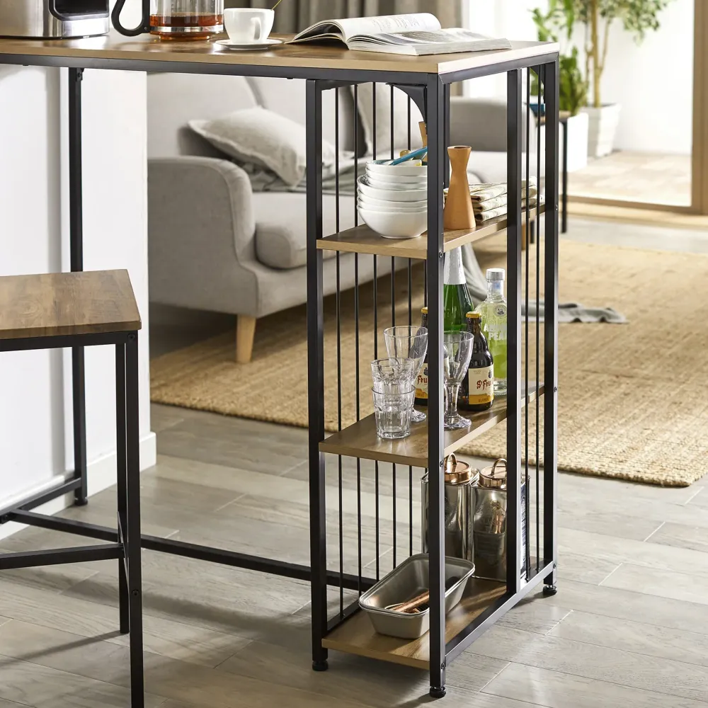 Bring ro i hjemmet med dette elegante barbord (B115 x D50 x H107 cm)