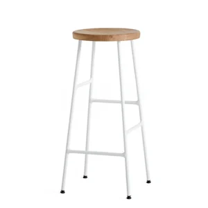 HAY Cornet Barstol - Cream White - Egtræ - H75cm