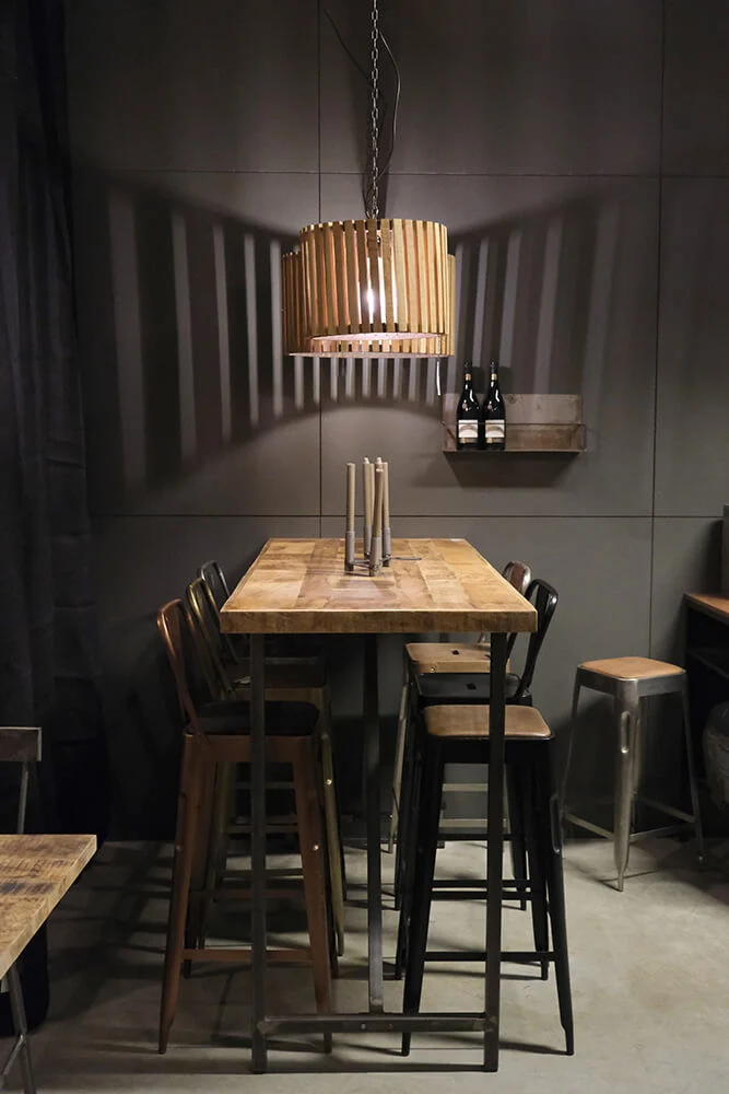 Rustic Wood Trademark Living Copenhagen barstol - antikkobber