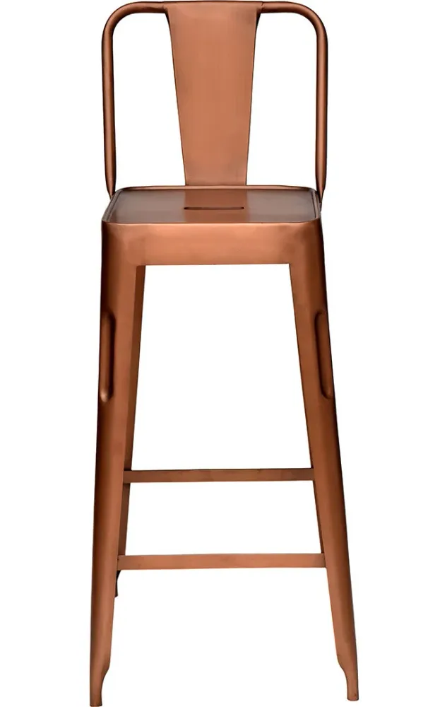 Rustic Wood Trademark Living Copenhagen barstol - antikkobber