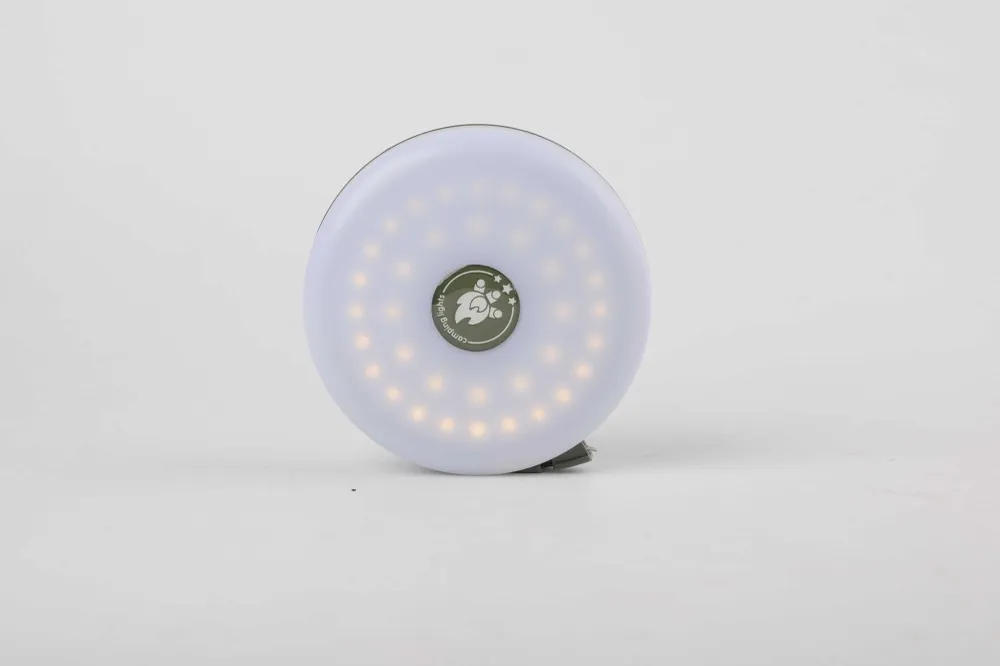 Conzept campinglampe 2-i-1 - lyskæde og lampe - opladelig - kan rulles ud
