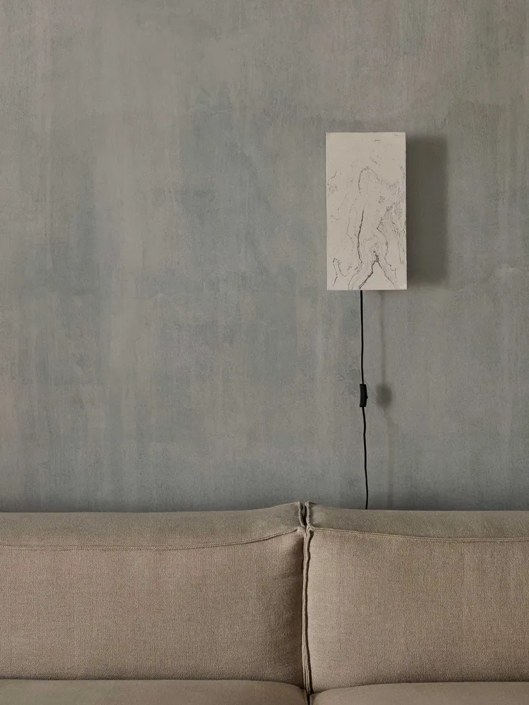 Argilla Wall Lamp - Rectangular - Marble White Ferm Living - DK