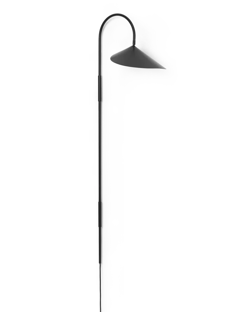 Arum Swivel Wall Lamp Tall - Black Ferm Living - DK