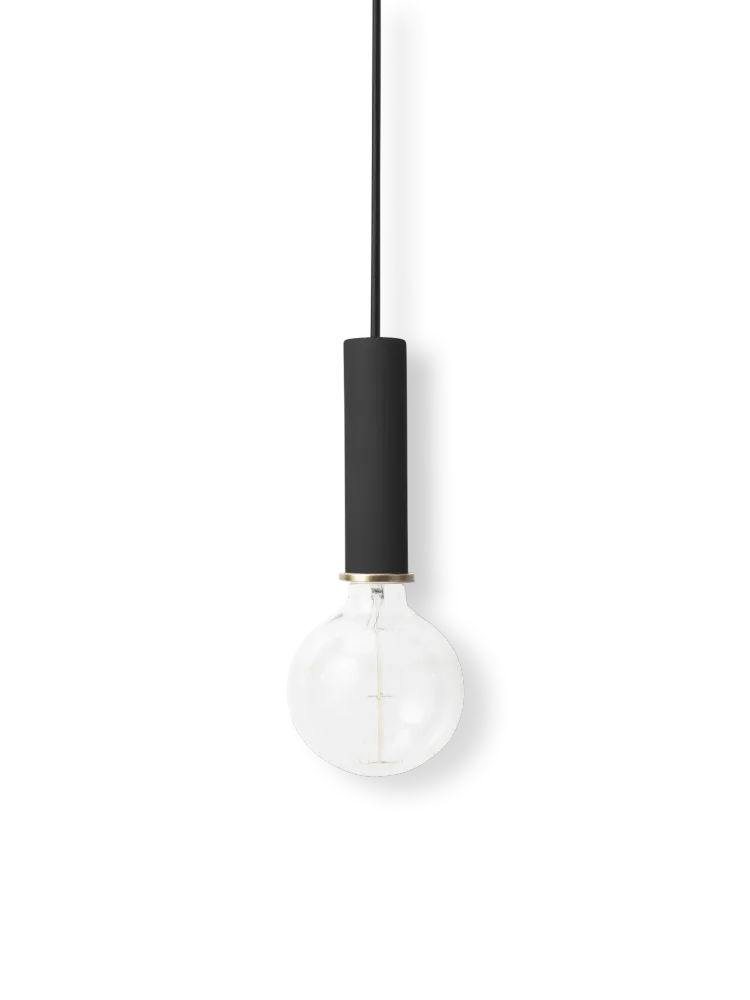 Socket Pendant High - Black Ferm Living - DK
