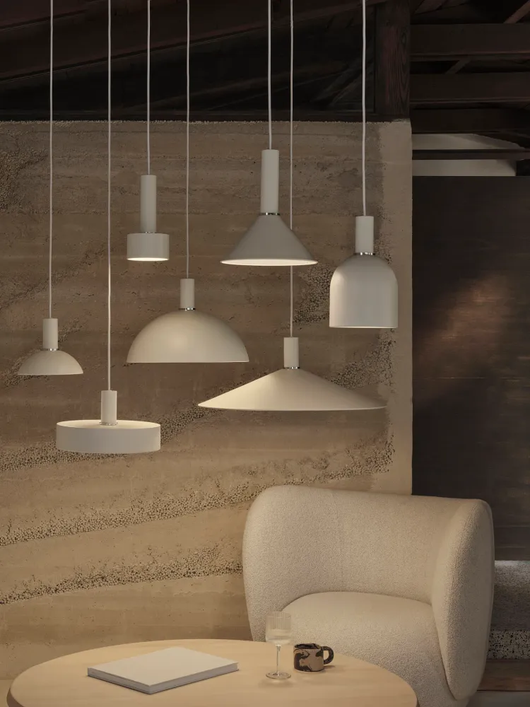 Socket Pendant High - White Ferm Living - DK
