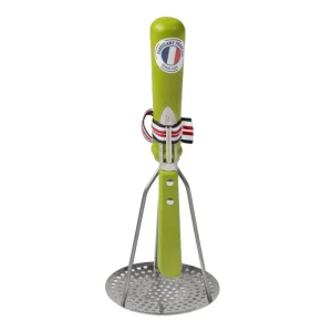 French Potato Masher and Peeler Green