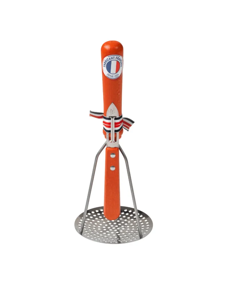 French Potato Masher and Peeler Orange
