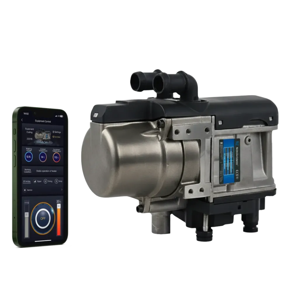 Aqua GSM 4G/﻿5G 5kW 12V Diesel/benzin flydende vandvarmer Nordkapp®