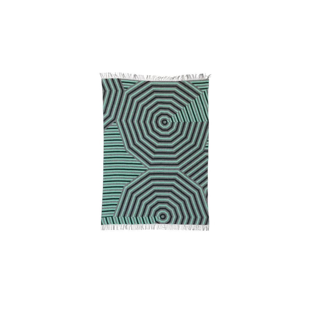 Dana Arbib - Patch - blanket - Leaf/egg/jet