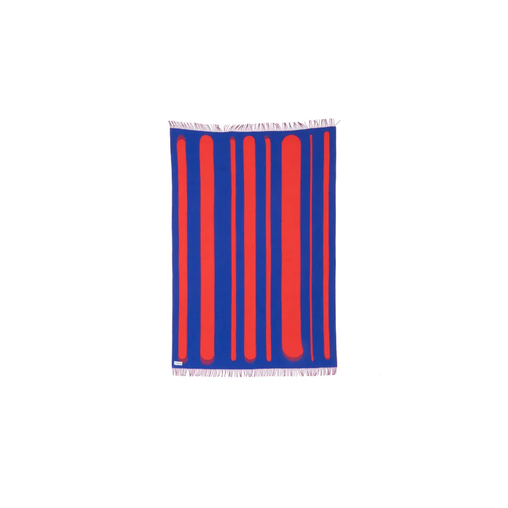 Nicholai Wiig-Hansen - Brush - blanket - Blue/red