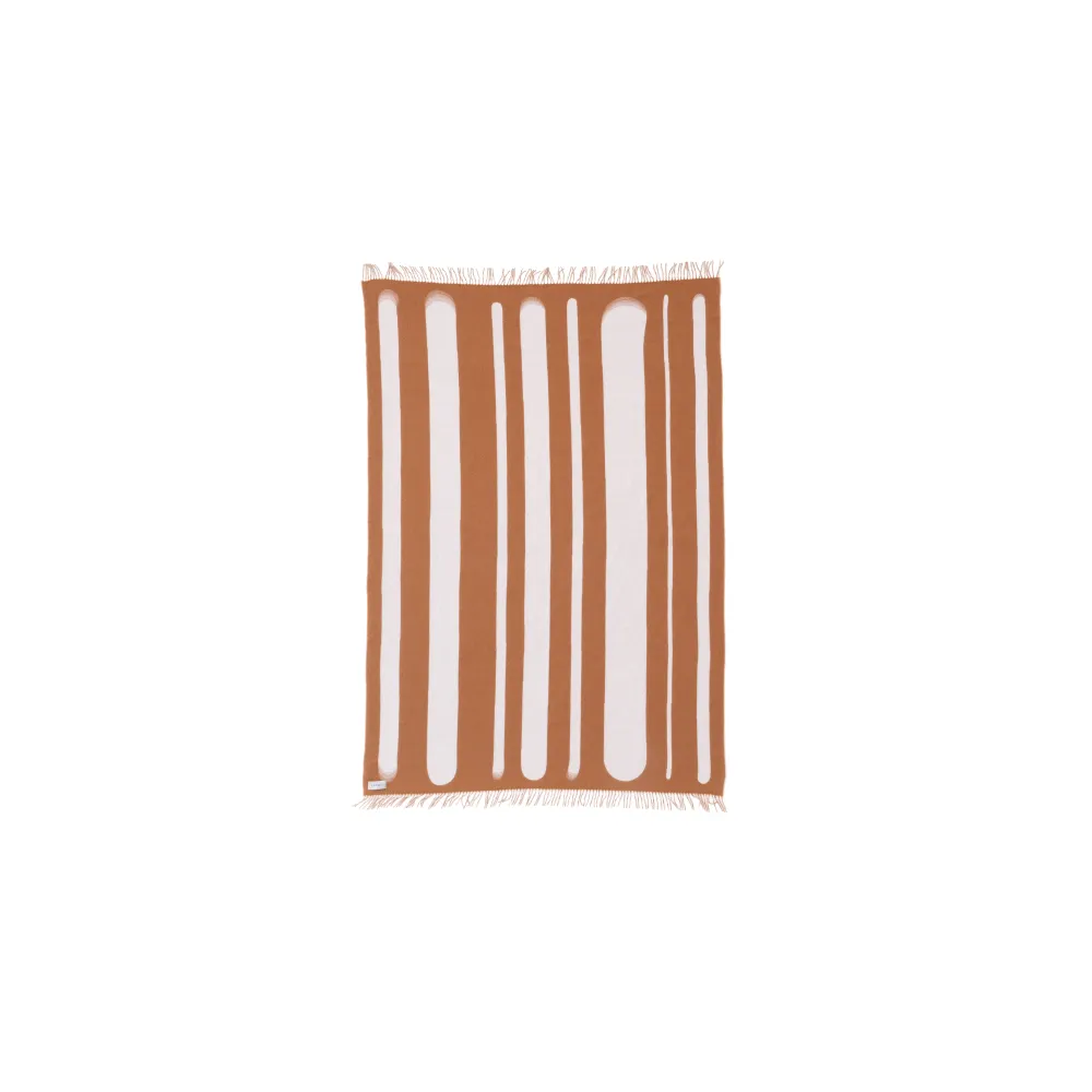 Nicholai Wiig-Hansen - Brush - blanket - Tan/milk