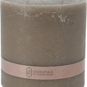 H&S - Bloklys 14 x 14 Cm. - Taupe