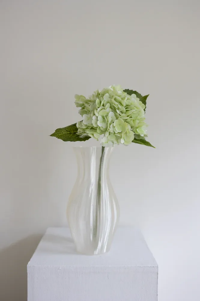 BLOOM OBJECTS kunstig Hortensia blomst - Lysegrøn
