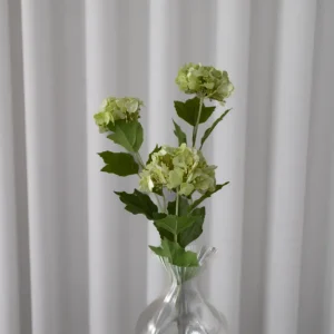 BLOOM OBJECTS kunstig Hortensia Trio blomst - Naturgrøn