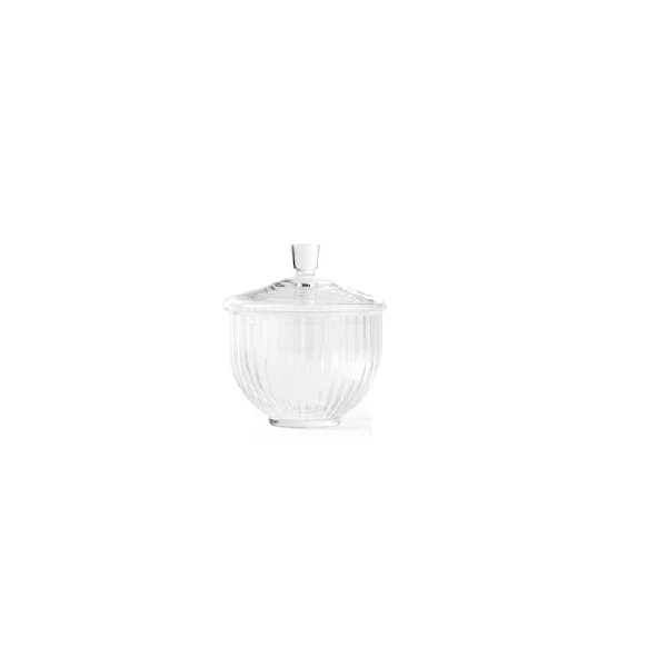 LYNGBY PORCELÆN BONBONNIERE PÅ 10 CM I GLAS