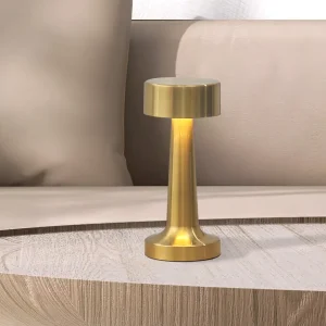 Verona LED Trådløs Bordlampe Messing