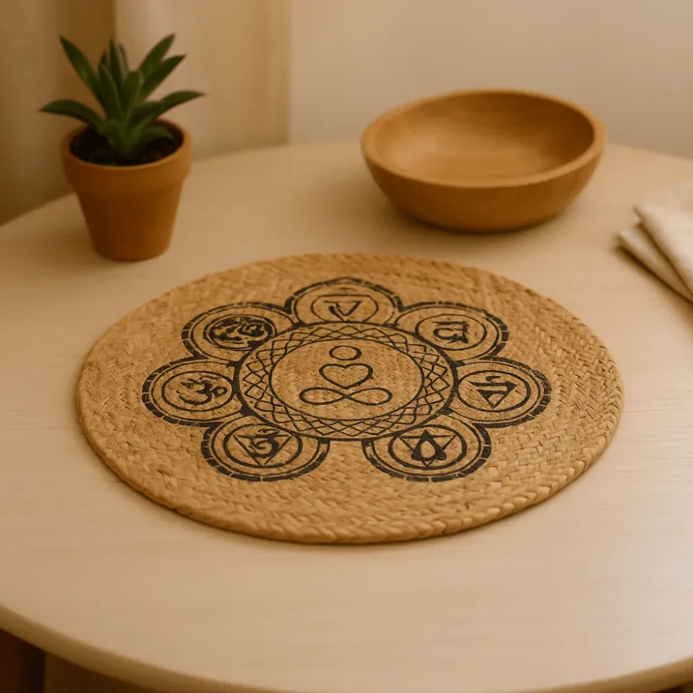 Jute Bordskåner Chakra Print 30cm