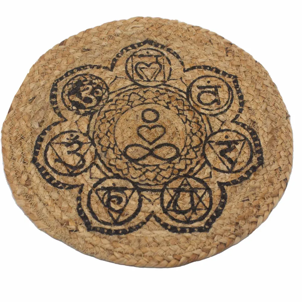 Jute Bordskåner Chakra Print 30cm