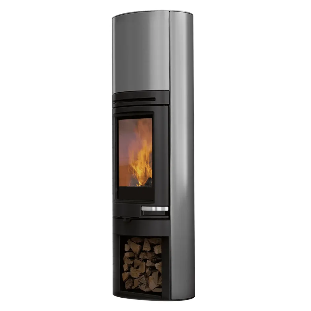 Edilkamin Tally S Evo 9,1 kW brændeovn med integreret luftvaskesystem 🔥