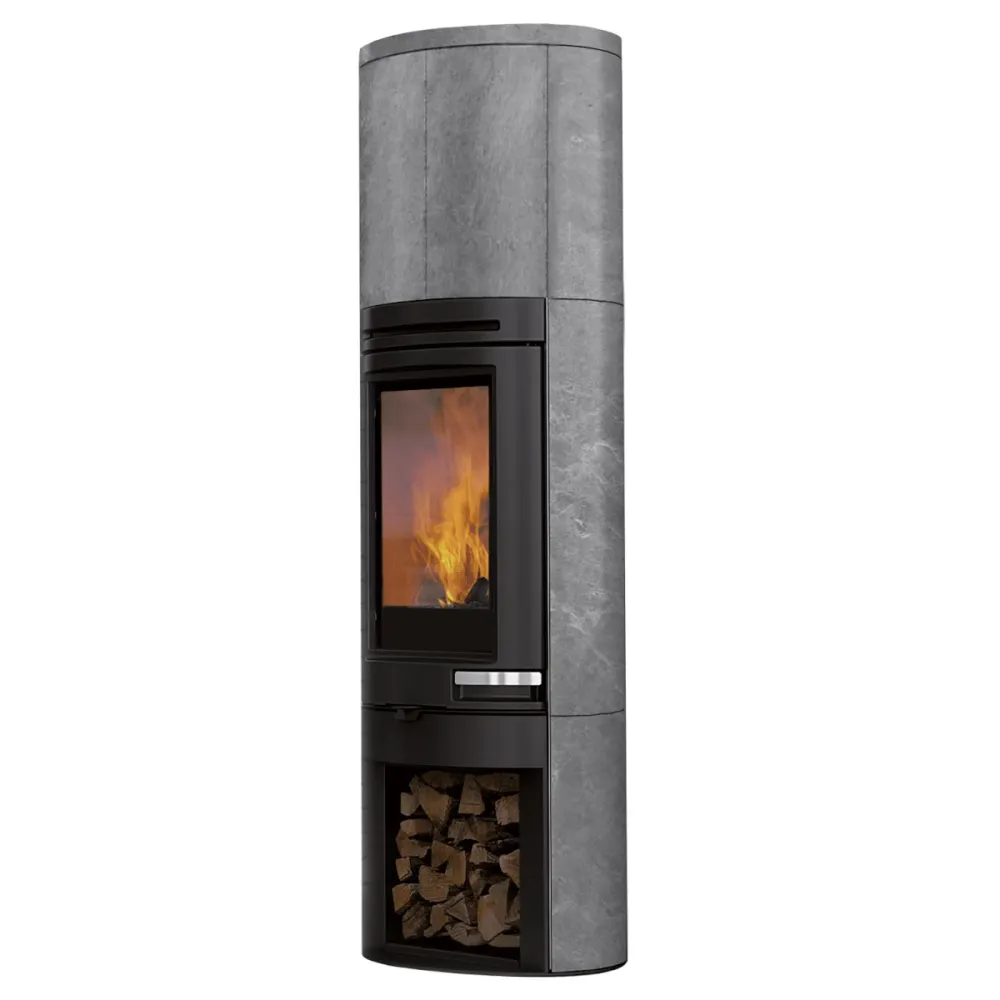 Edilkamin Tally S Evo 9,1 kW brændeovn med integreret luftvaskesystem 🔥