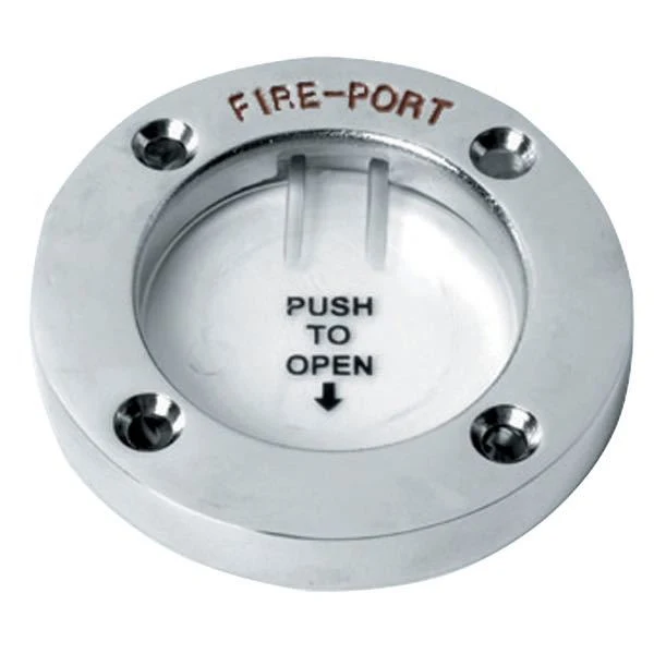 Rustfri Fire Port Ø 68 mm, hul Ø 45 mm