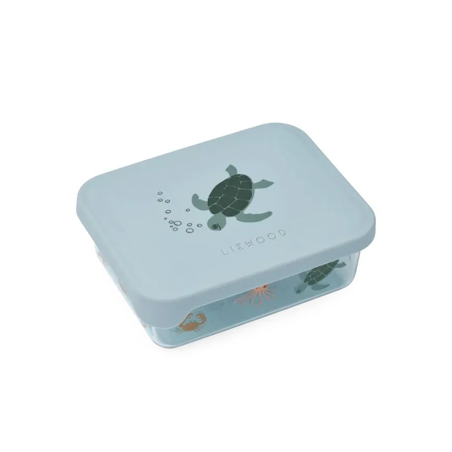Liewood Ako tritan snack box, sea creature/sandy