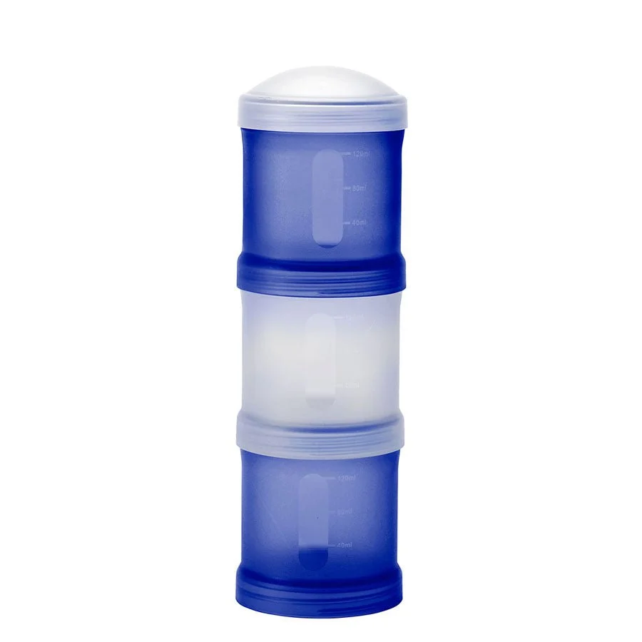 Smash tætsluttende snackbøtter 3x160 ml, royal blue