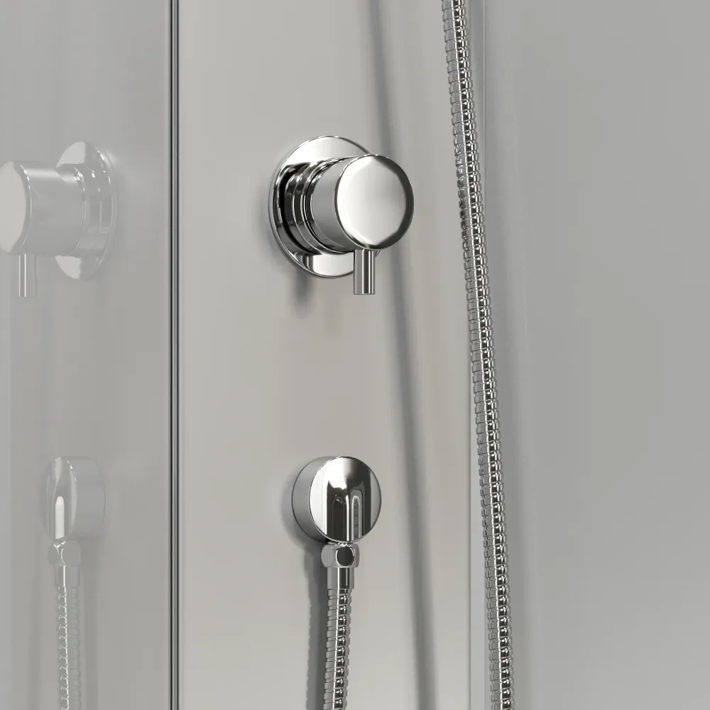 Austin brusekabine med satinprofil BATH DELUXE - BASIC