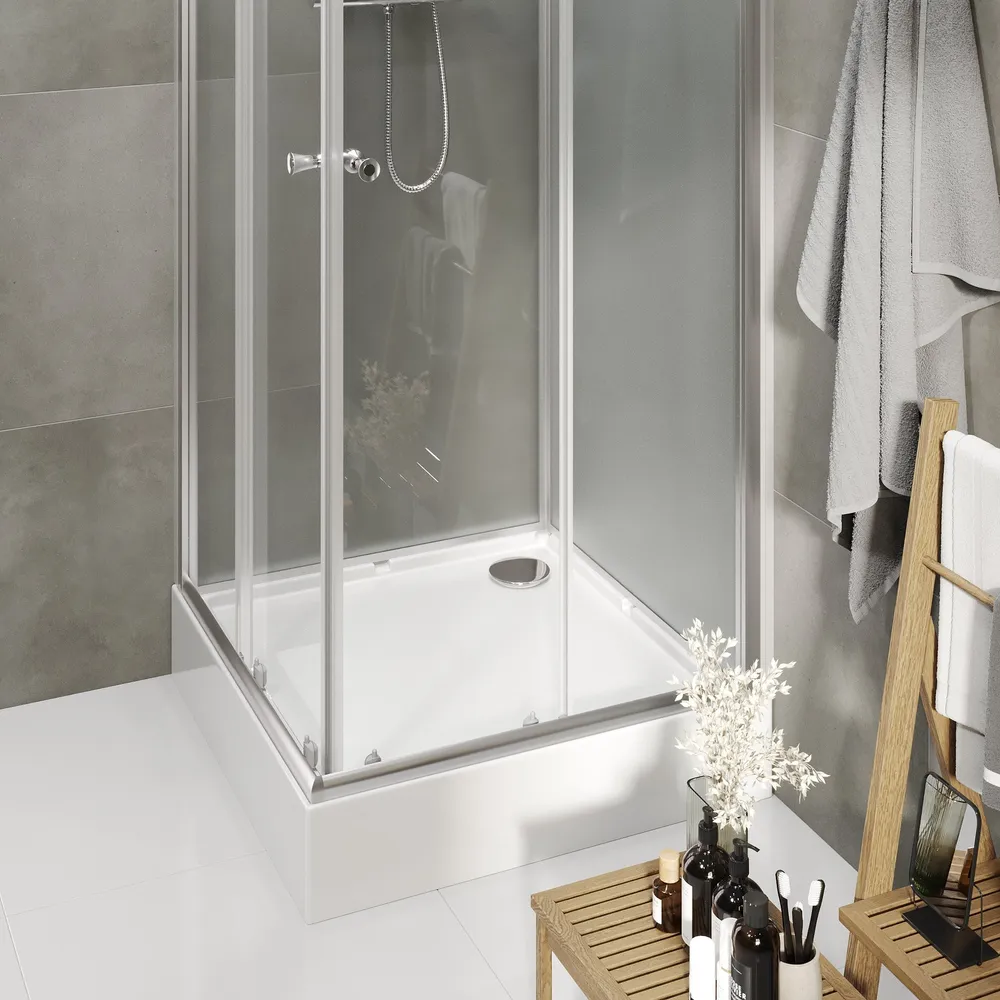Dayton Firkantet brusekabine BATH DELUXE - BASIC