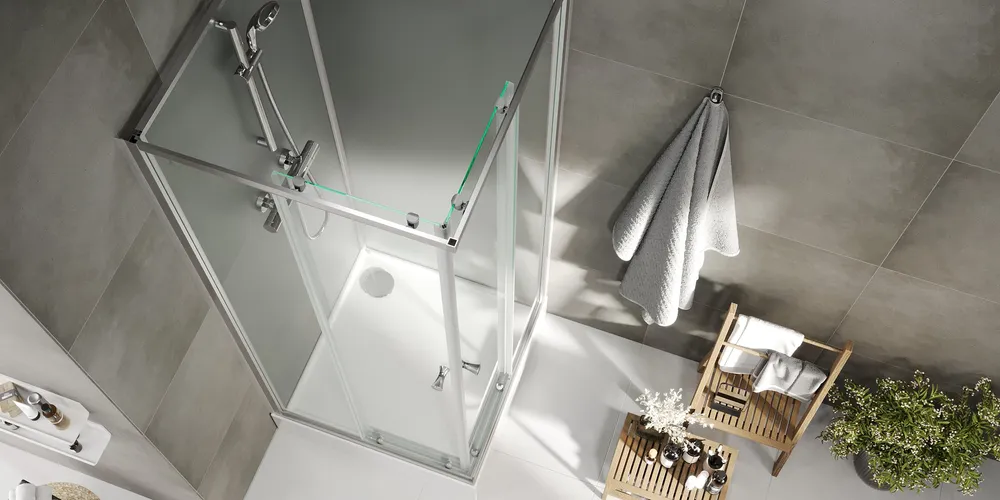 Dayton Firkantet brusekabine BATH DELUXE - BASIC
