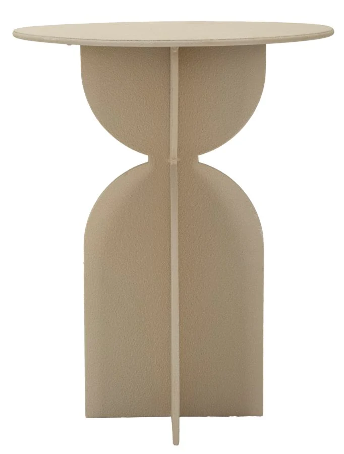 Bord i creme, jern – 45x58 cm