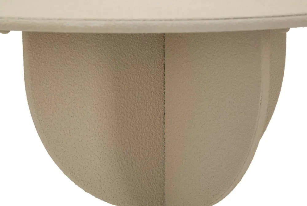 Bord i creme, jern – 45x58 cm