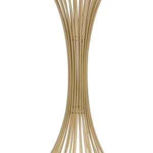 Glam bord i guldfarve, alloy og glas – 50x103 cm