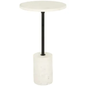 Richmond Interiors Misty sidebord - marmor - 51x30