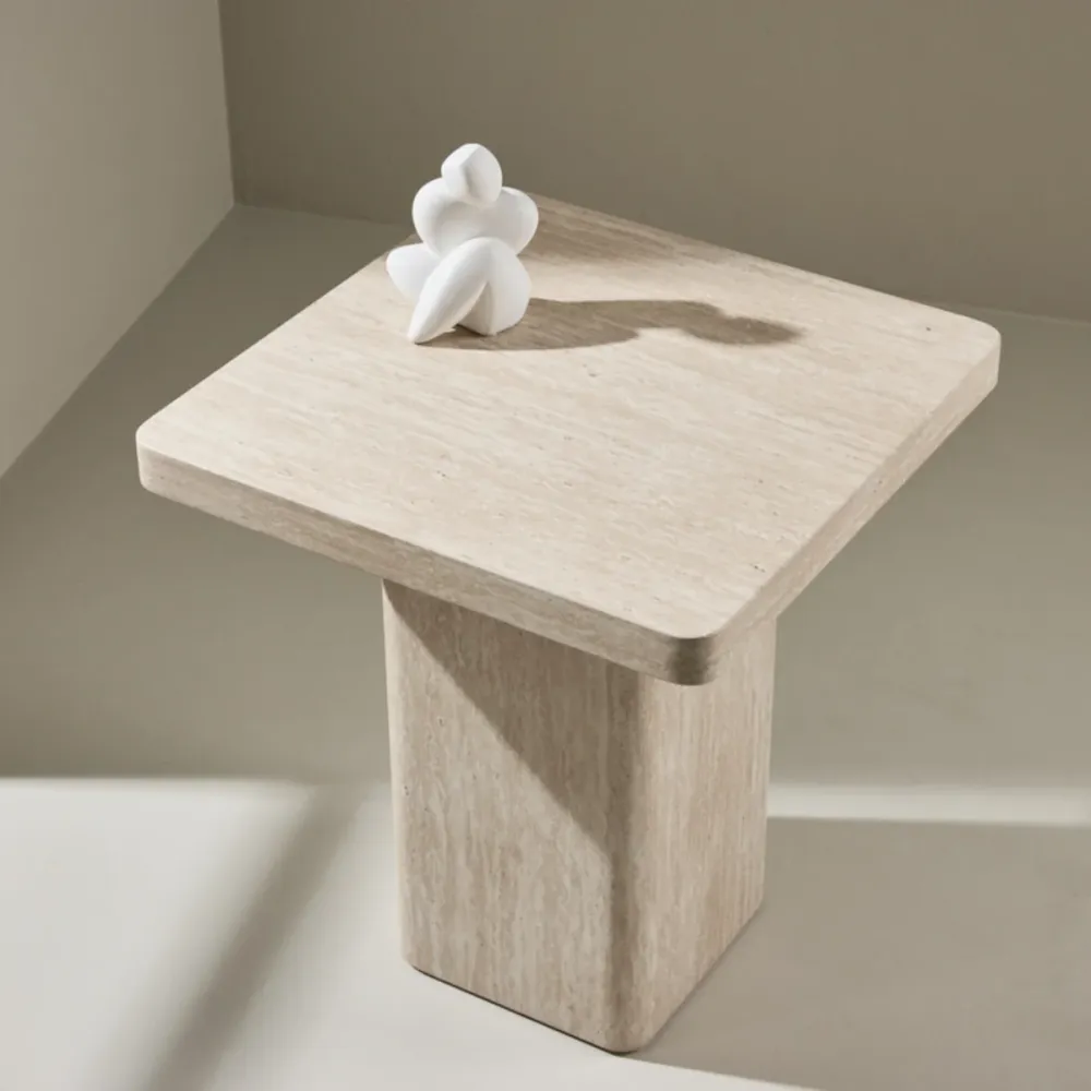 Venture Design Qvart sidebord - 50x50x56 - sand