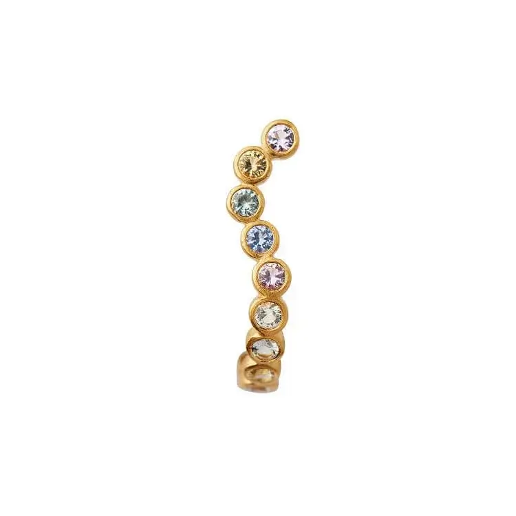 Ørering - Candy Sparkle Hugging Creol Red Ceramic