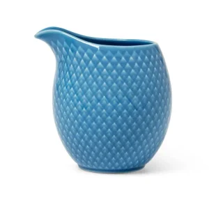 Lyngby Porcelæn Rhombe Mælkekande 39 cl, Blå