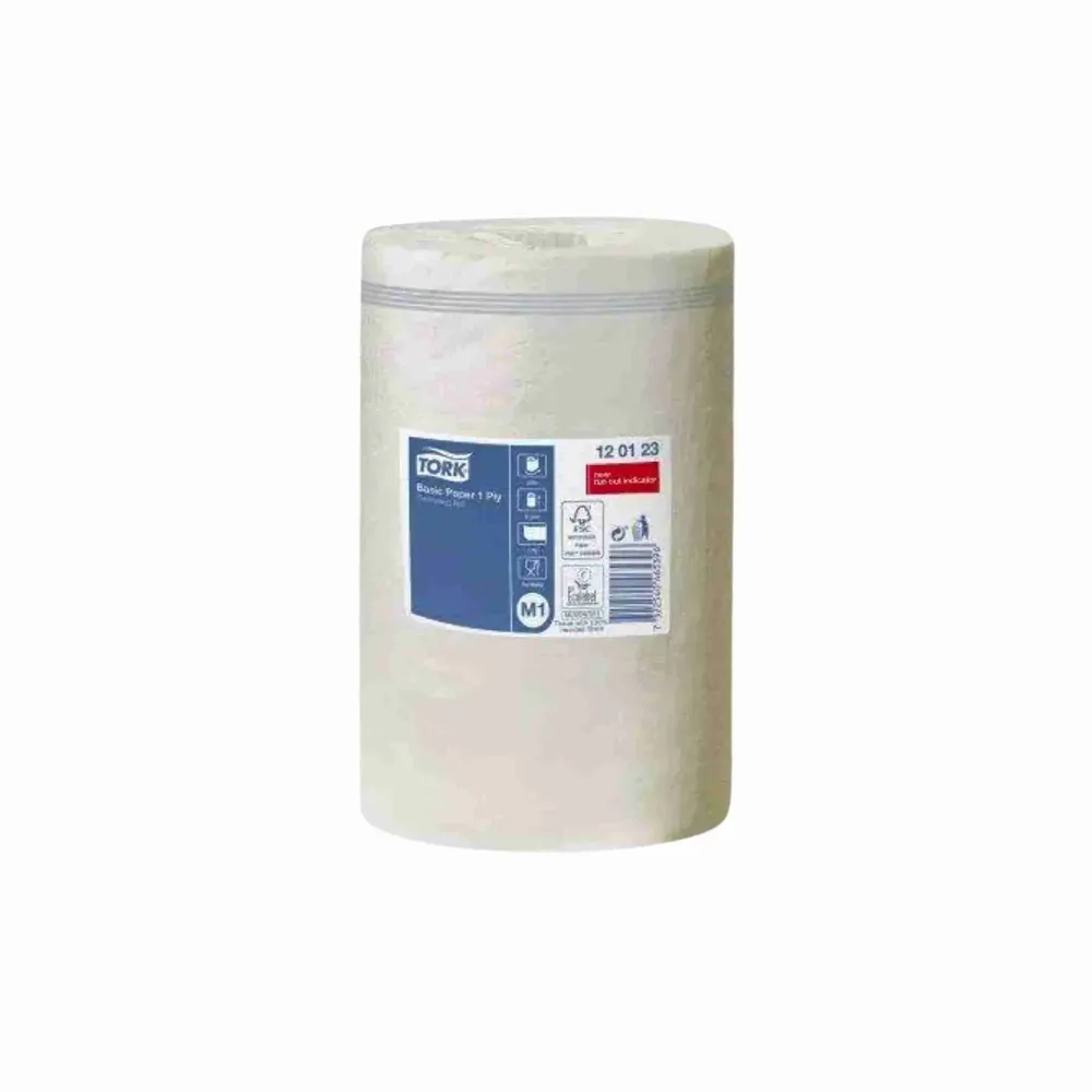 Centerruller Tork M1 Basic 1-lags Hvid 120123, 120 m. x 11 rl.