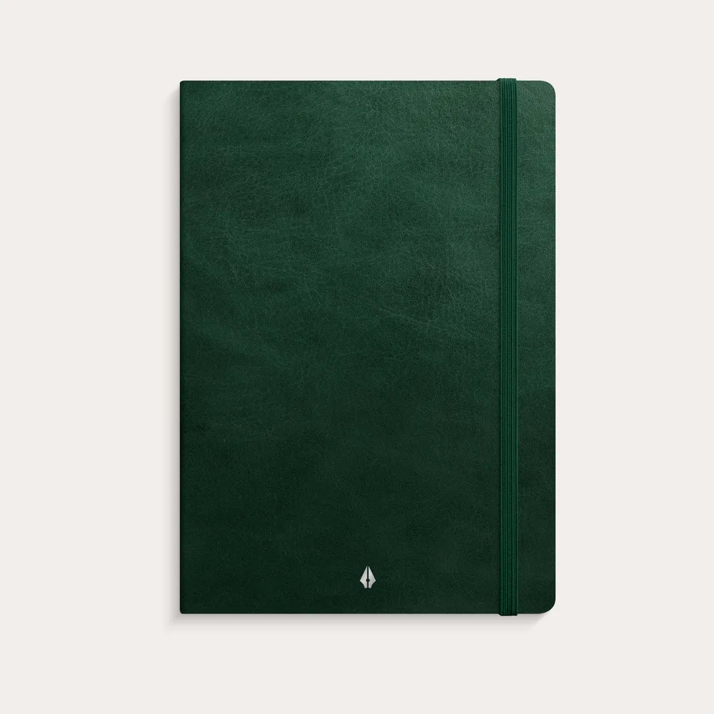 Notebook Deluxe A5 dark green