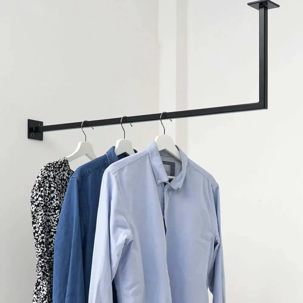 Tøjstang SIMPLE HANGIN, H30cm x B160cm, ebony