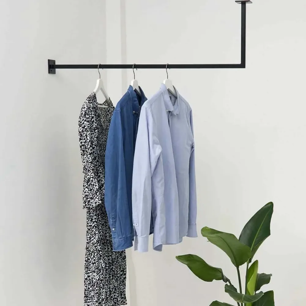 Tøjstang SIMPLE HANGIN, H30cm x B160cm, ebony