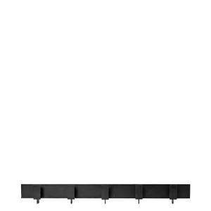 Lager Coat Rack - Black 36 Inch Length