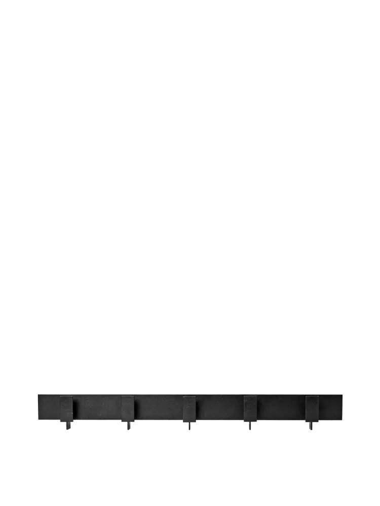 Lager Coat Rack - Black 36 Inch Length