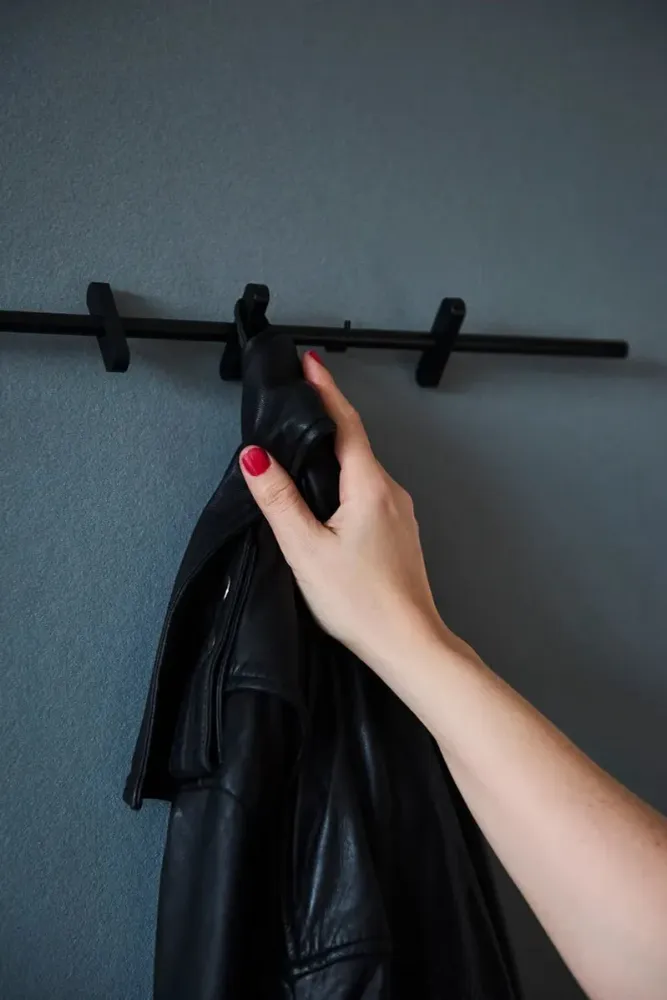 MOEBE Coat Rack Knagerække 40 cm Charcoal