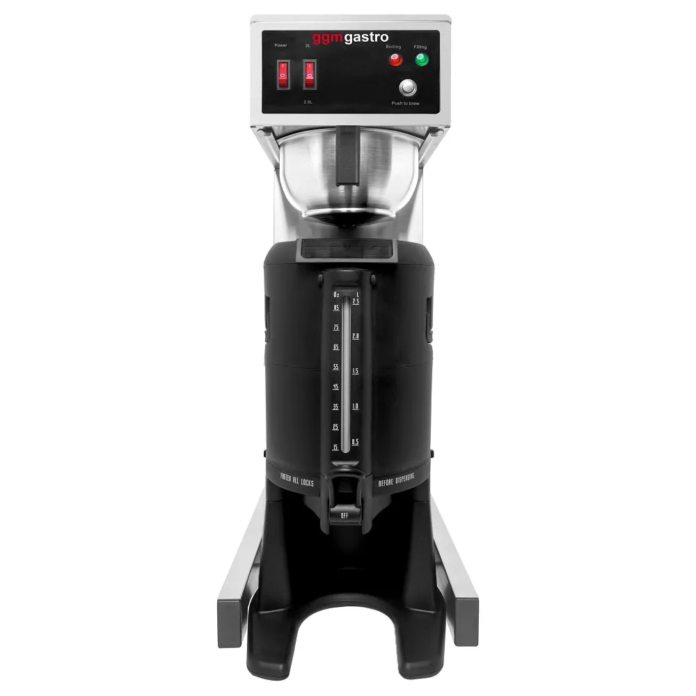 Filterkaffemaskine - 2,5 Liter - 1,9 kW - med automatisk vandpåfyldning