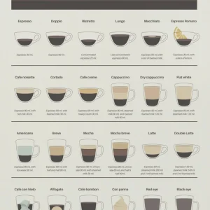 Plakat - Espresso Guide 100x140