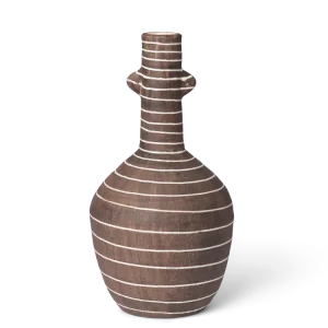 Brura Vase - Coffee/White