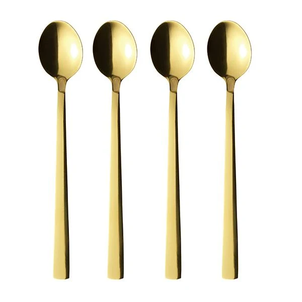 Aida - WHOLE cafe latteske 4 stk. - Guld